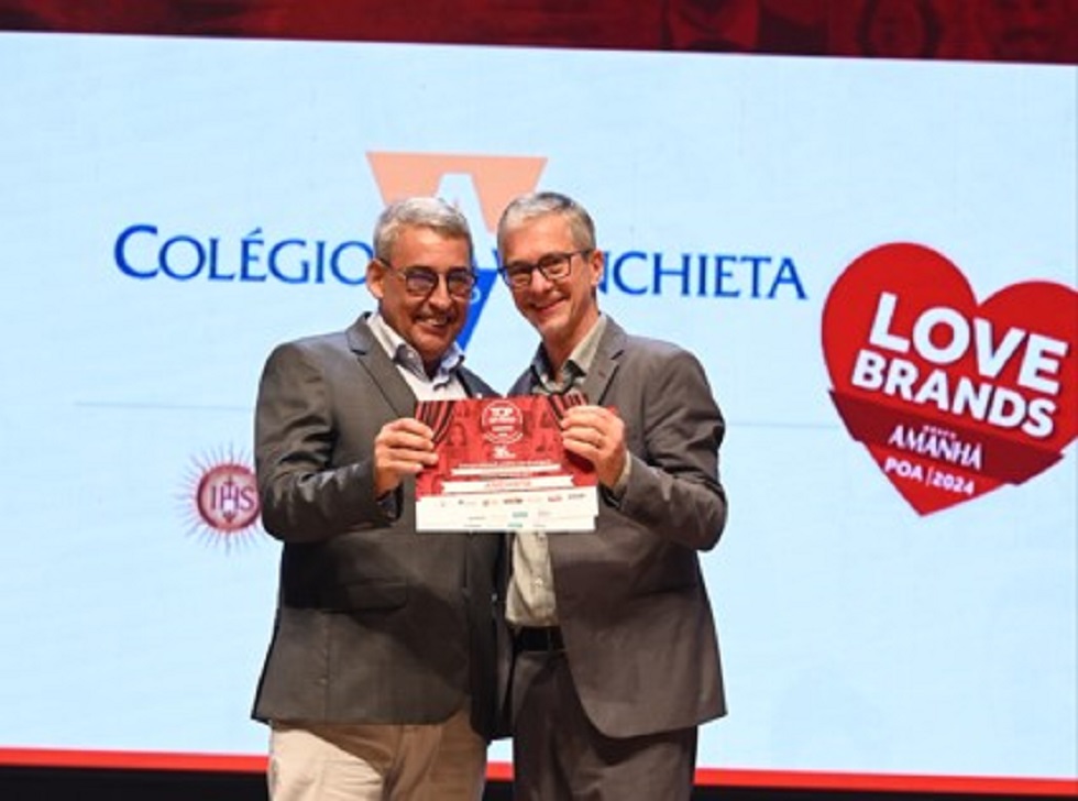 Colégio Anchieta é vencedor no Top of Mind e Love Brands 2025 na categoria Escola Particular 